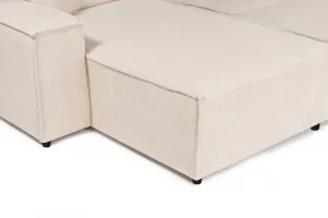 Rohová sedacia súprava / Rohová pohovka Puzzle Corner (Chl-02-C-2R) - Beige