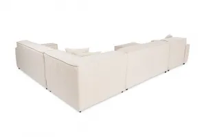 Rohová sedacia súprava / Rohová pohovka Puzzle Corner (Chl-02-C-2R) - Beige