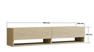 TV skrinka / Obývacia stena Arges - Travertine
