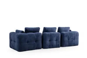 Trojmiestna pohovka Amaris 3 Seater - Navy Blue