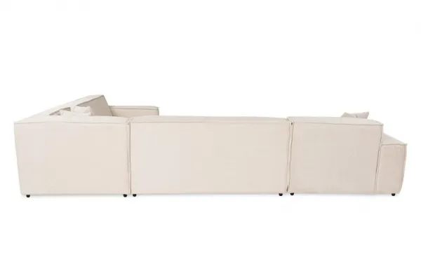 Rohová sedacia súprava / Rohová pohovka Puzzle Corner (Chl-02-C-2R) - Beige