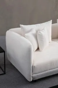 Rohová sedacia súprava / Rohová pohovka Floransa - White