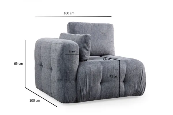 Dvojmiestna pohovka Amaris 2 Seater - Grey