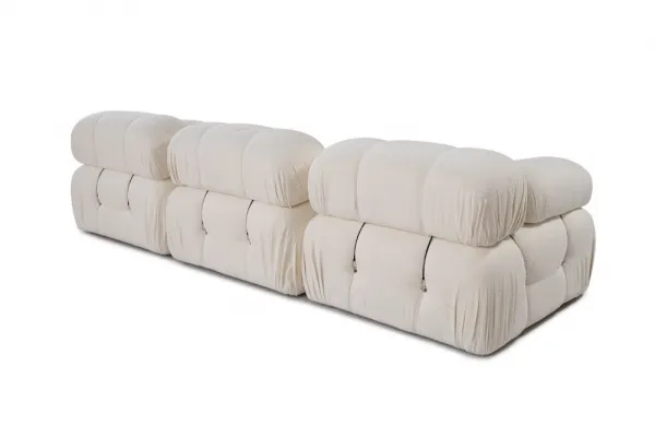 Rohová sedacia súprava / Rohová pohovka Bubble Beige L1-O1-1R-PUF