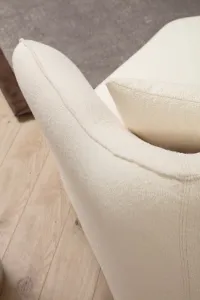 Hanah Home Třímístná pohovka Mentis 288 cm krémová