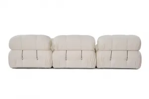 Rohová sedacia súprava / Rohová pohovka Bubble Beige L1-O1-1R-PUF