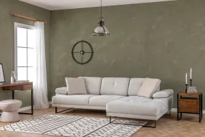 Rohová sedacia súprava / Rohová pohovka Mustang Small Right - Beige