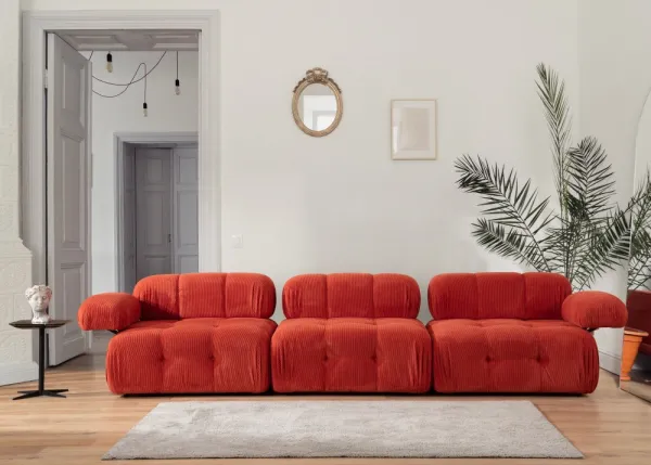 Trojmiestna pohovka Doblo 3 Seater ( L1-O1-1R) - Red