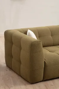 Rohová sedacia súprava / Rohová pohovka Cady 3 Seater Right - Khaki