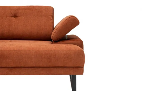 Rohová sedacia súprava / Rohová pohovka Mustang Small Left - Orange