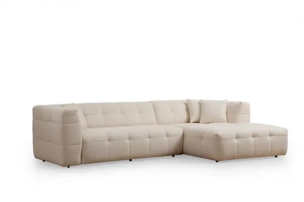 Rohová sedacia súprava / Rohová pohovka Cady 3 Seater Right - Beige