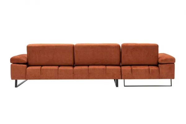 Rohová sedacia súprava / Rohová pohovka Mustang Small Left - Orange