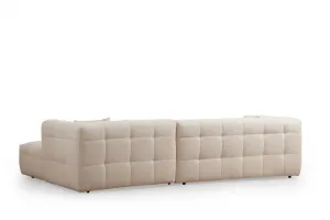Rohová sedacia súprava / Rohová pohovka Cady 3 Seater Right - Beige