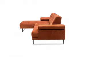 Rohová sedacia súprava / Rohová pohovka Mustang Small Left - Orange