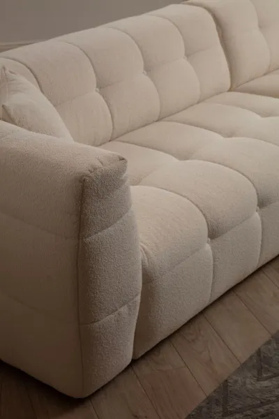 Rohová sedacia súprava / Rohová pohovka Cady 3 Seater Right - Beige