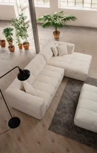 Rohová sedacia súprava / Rohová pohovka Cady 3 Seater Right - Beige