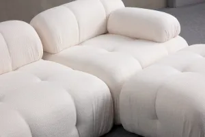 Rohová sedacia súprava / Rohová pohovka Petite 2 - White