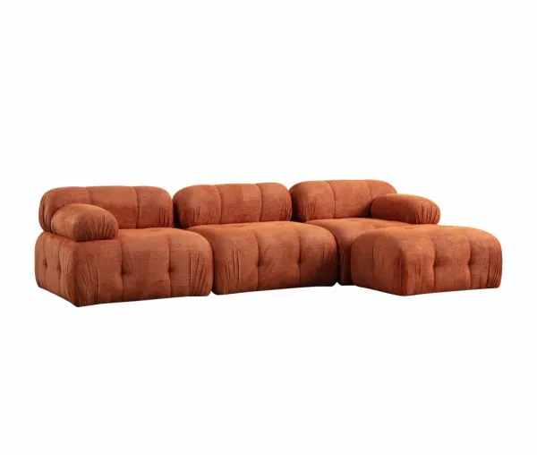 Rohová sedacia súprava / Rohová pohovka Petite 3 - Orange