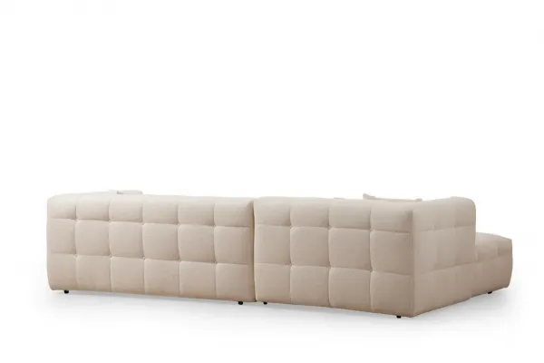 Rohová sedacia súprava / Rohová pohovka Cady 3 Seater Left - Beige