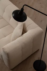 Rohová sedacia súprava / Rohová pohovka Cady 3 Seater Left - Beige