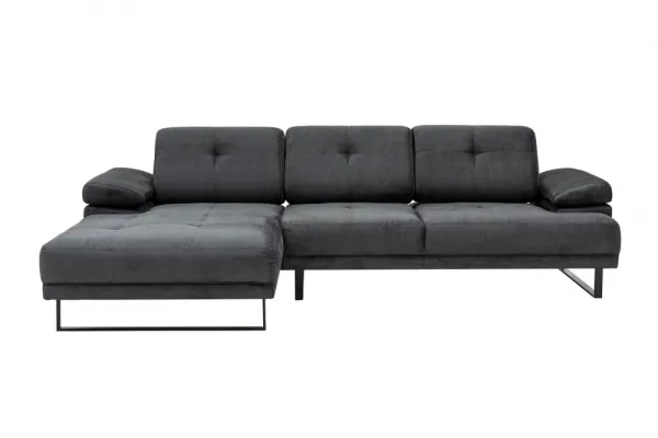 Rohová sedacia súprava / Rohová pohovka Mustang Small Left - Anthracite