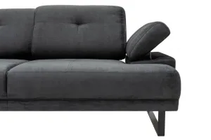 Rohová sedacia súprava / Rohová pohovka Mustang Small Left - Anthracite