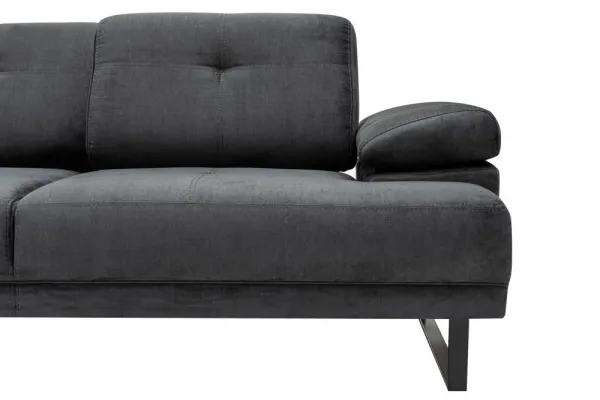 Rohová sedacia súprava / Rohová pohovka Mustang Small Left - Anthracite