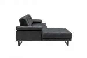 Rohová sedacia súprava / Rohová pohovka Mustang Small Left - Anthracite