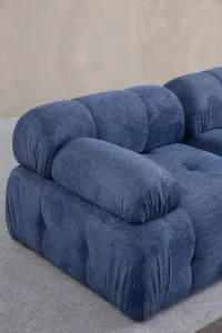 Rohová sedacia súprava / Rohová pohovka Petite 3 - Night Blue