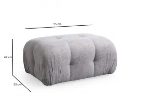 Rohová sedacia súprava / Rohová pohovka Petite 2 - Light Grey