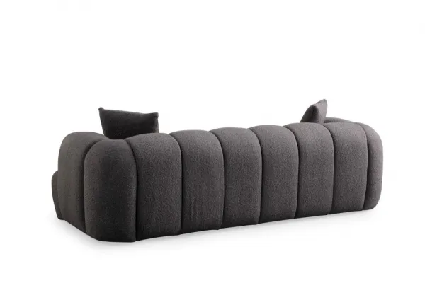 Trojmiestna pohovka Puffy 3 Plain - Anthracite
