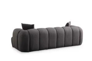 Trojmiestna pohovka Puffy 3 Plain - Anthracite