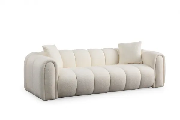 Trojmiestna pohovka Puffy 3 - White