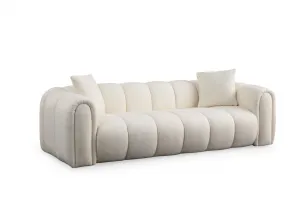 Trojmiestna pohovka Puffy 3 - White