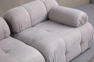 Rohová sedacia súprava / Rohová pohovka Petite 2 - Light Grey