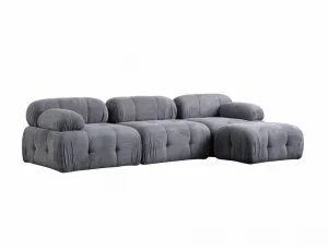 Rohová sedacia súprava / Rohová pohovka Petite 3 - Grey