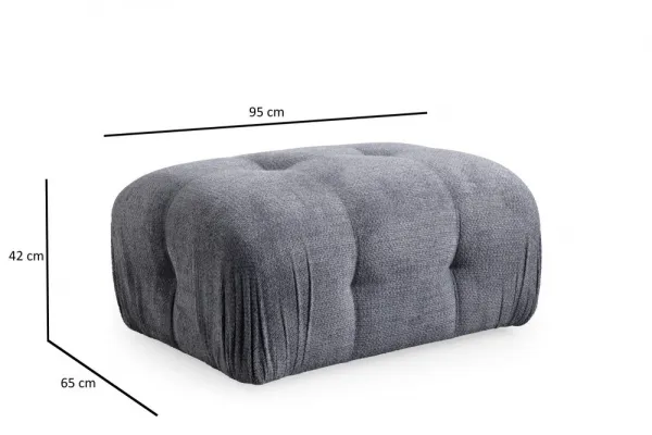 Rohová sedacia súprava / Rohová pohovka Petite 2 - Grey