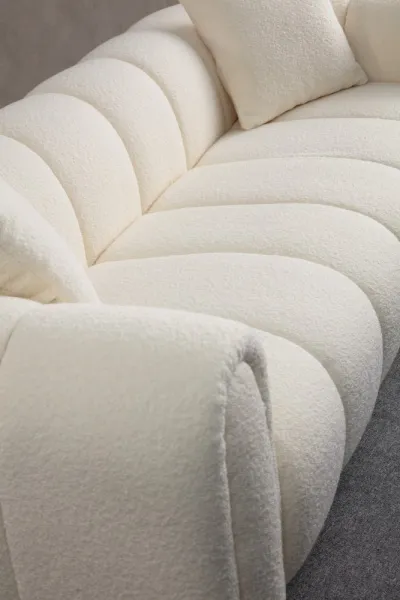 Trojmiestna pohovka Puffy 3 - White