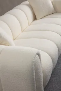 Trojmiestna pohovka Puffy 3 - White