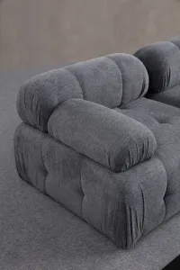 Rohová sedacia súprava / Rohová pohovka Petite 3 - Grey