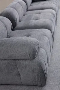 Rohová sedacia súprava / Rohová pohovka Petite 3 - Grey