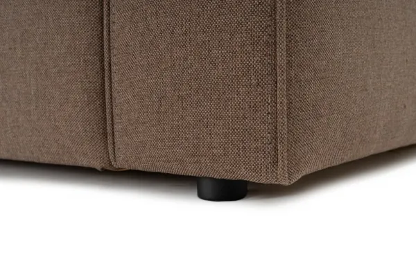 Kreslo / Jednomiestna pohovka Mora XL Chl Left - Brown