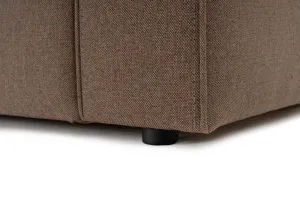 Kreslo / Jednomiestna pohovka Mora XL Chl Left - Brown
