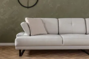 Rohová sedacia súprava / Rohová pohovka Mustang Small Right - Beige