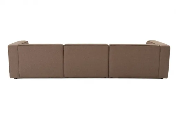 Rohová sedacia súprava / Rohová pohovka Mora XL (ChlLeft-O1-1R) - Brown