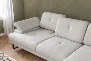 Rohová sedacia súprava / Rohová pohovka Mustang Small Right - Beige
