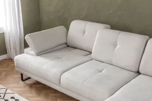 Rohová sedacia súprava / Rohová pohovka Mustang Small Right - Beige