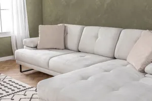 Rohová sedacia súprava / Rohová pohovka Mustang Small Right - Beige