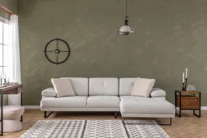 Rohová sedacia súprava / Rohová pohovka Mustang Small Right - Beige
