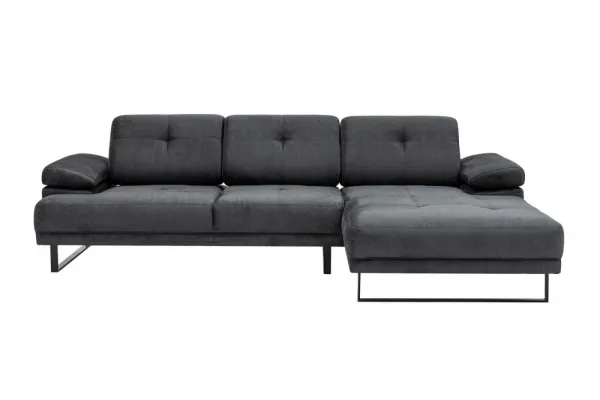Rohová sedacia súprava / Rohová pohovka Mustang Small Right - Anthracite